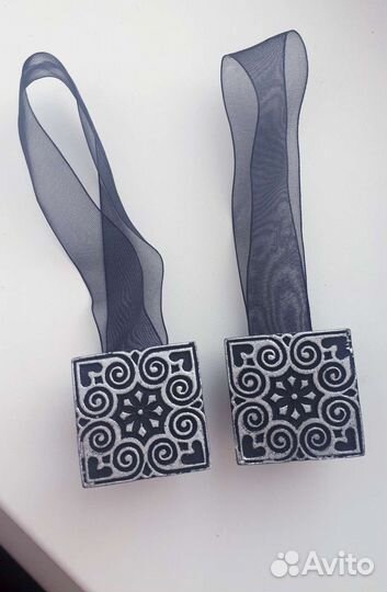 Стильные подхваты для штор на магнитах новые