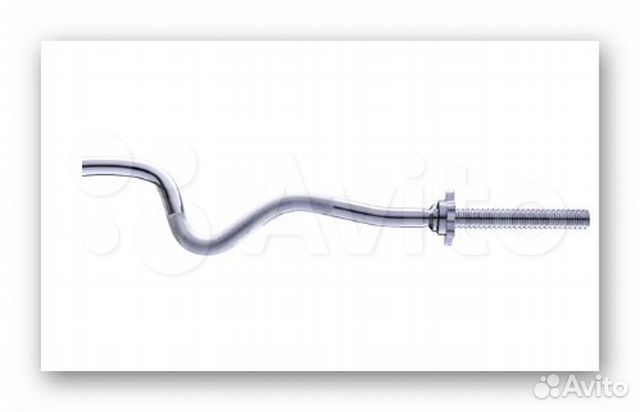 Гриф для штанги W-образный, d25 мм, 120 см