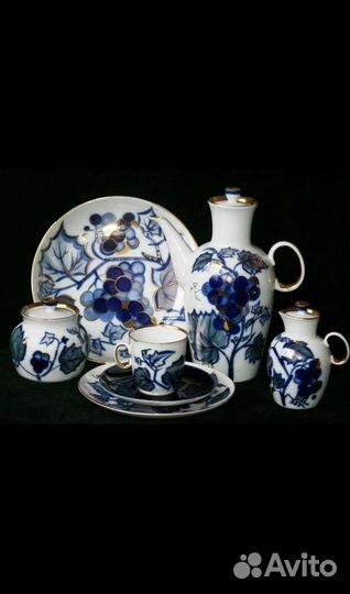 Кофейный сервиз лфз виноград