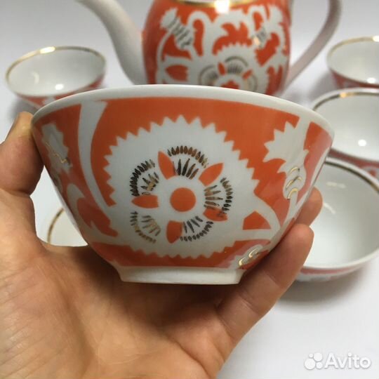 Чайный сервиз с пиалами