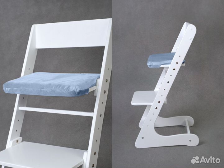 Белый растущий стул