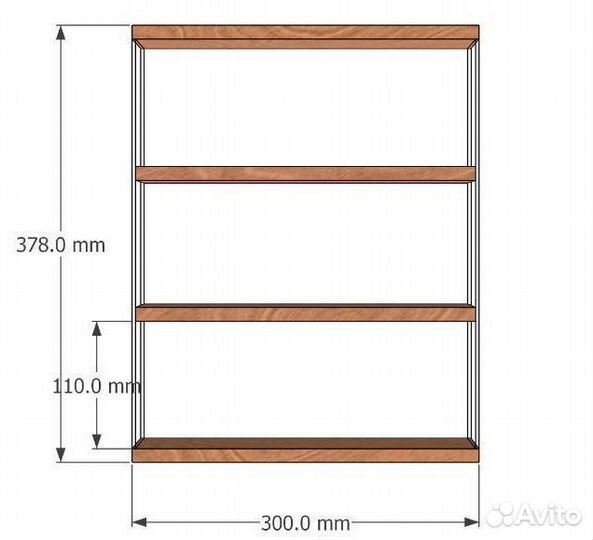 Акриловаяполка для коллекционеров