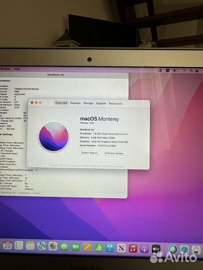 Macbook Air 13, 2017 (A1466)