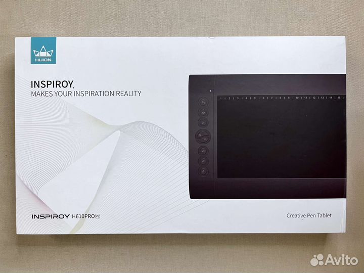Графический планшет Huion Inspiroy h610pro v2