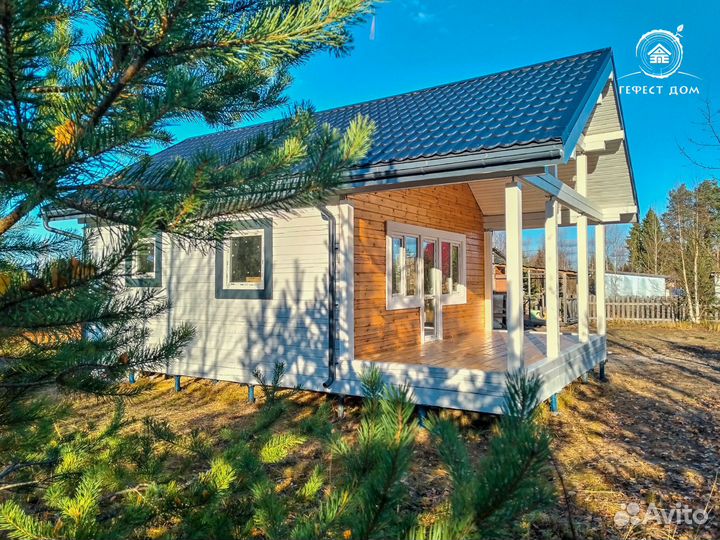 Дом из бруса 57,7м2