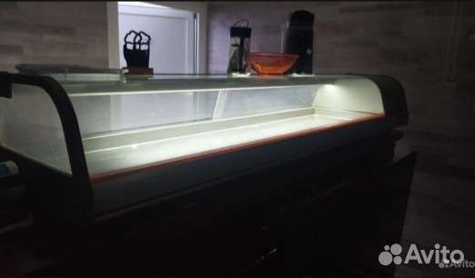 Холодильная витрина бу настольная 175см -5 : +9