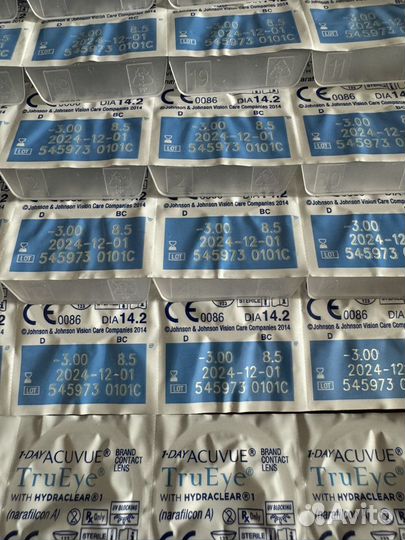 Контактные линзы acuvue trueye 120 штук