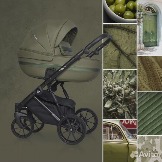 Детская коляска 2 В 1 riko basic delta ecco