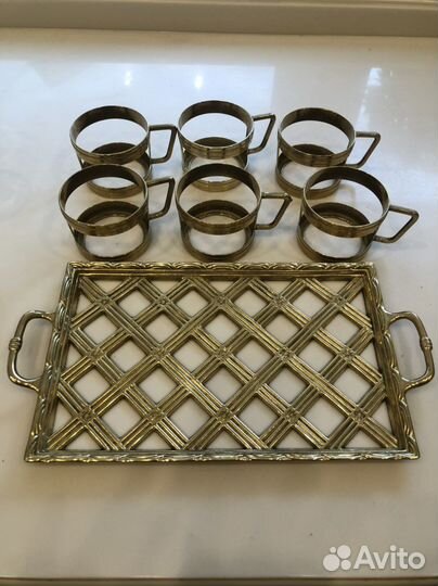 Подносы из латуни