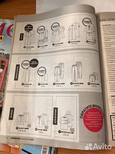 Журналы новые с выкройками Knip