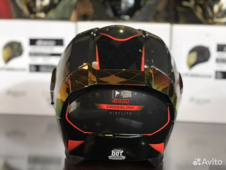 Мото шлем icon airflite cross link