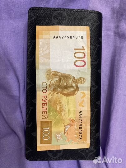 Банкнота 100 серия аа