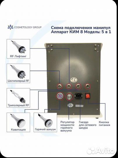 Косметологический аппарат массажер ким 8 5 в 1