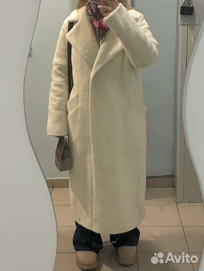 Шуба лама длинная