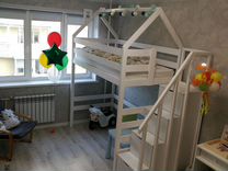 Кровать чердак детская мебель