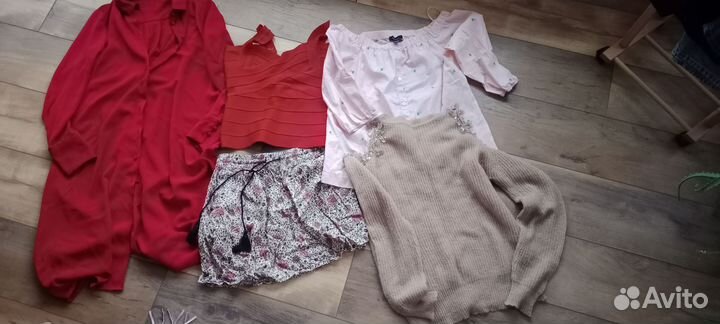 Большой пакет женских вещей 42-44