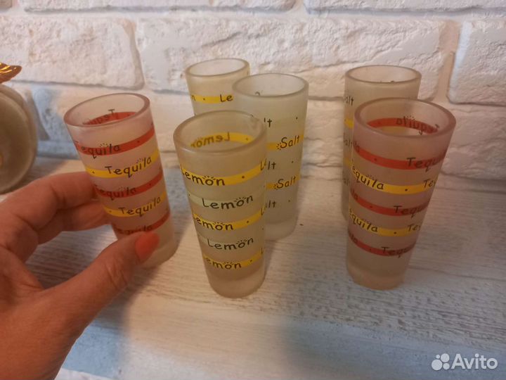 Рюмки/стопки д водки/текилы по 6 шт