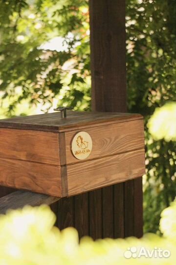 Деревянный подарочный бокс / Подарок на 8 марта