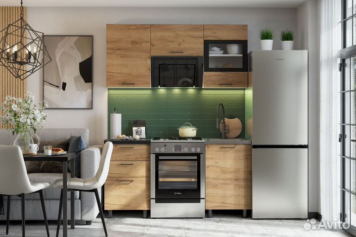 Кухонный гарнитур 1,6 метра Аризона