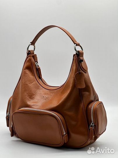 Сумка кожаная miu miu женская