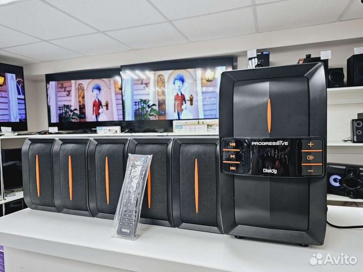 Колонки Dialog 5.1 100Вт Bluetooth (Окт139)