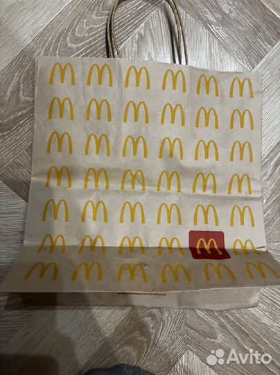 Пакет бумажный McDonald's