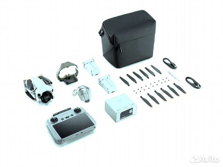 Дрон DJI Mini 4 Pro Fly More Combo (DJI RC 2) (прочный корпус)