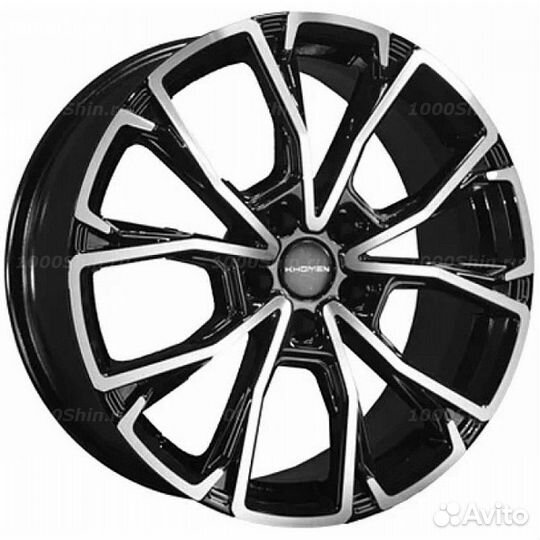 Диск 7,5*19 5*108 ET36 65,1 Khomen Wheels KHW1907 Black-FP (Exeed VX/TXL)