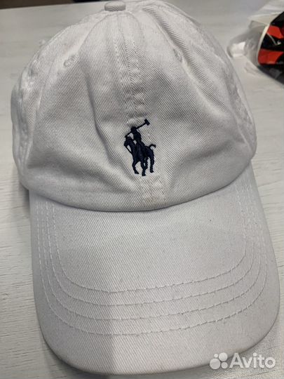 Кепка polo ralph lauren белая