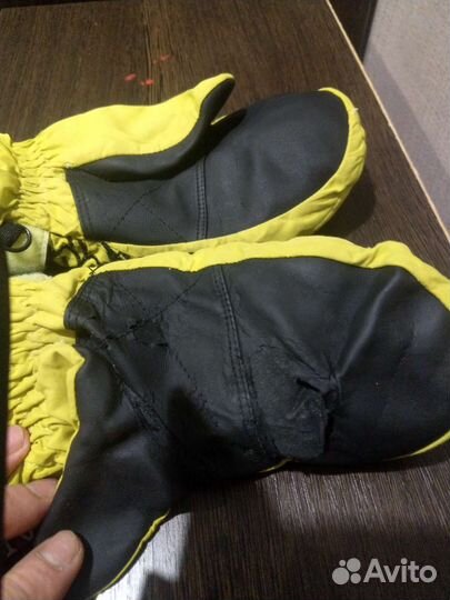 Варежки детские на 6-8