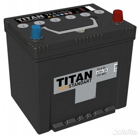Аккумулятор 72 Ач Titan Asia Standart 620А