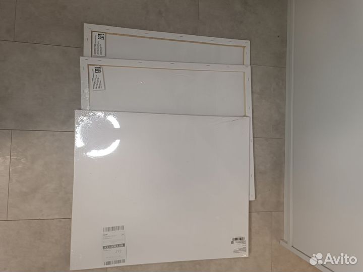 Холсты на подрамнике грунтованные