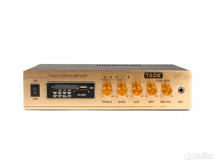 Усилитель мощности, трансляционный, 40Вт, tads