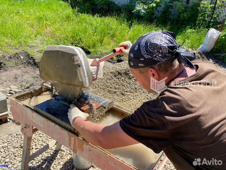 Тротуарная плитка, бордюры, газонная решетка