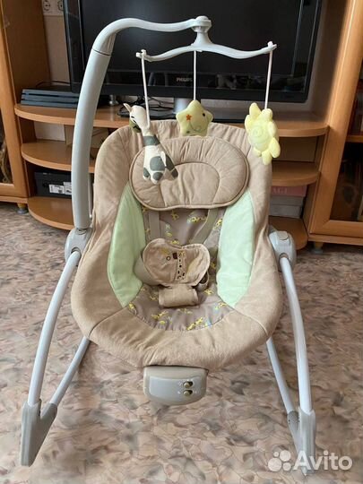 Детские электрокачели шезлонг Jetem Flappy