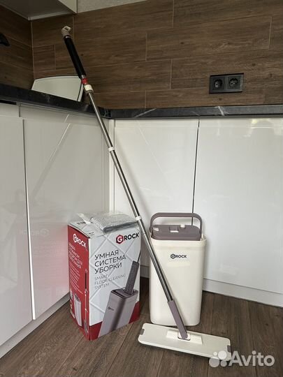 Швабра с ведром и отжимом grock