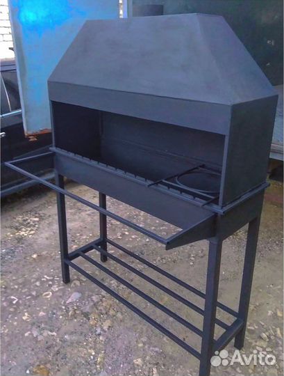 Мангал с зонтом