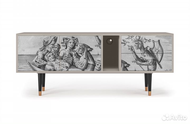 Тв-тумба T1 - Сатин - Blau Schuyte