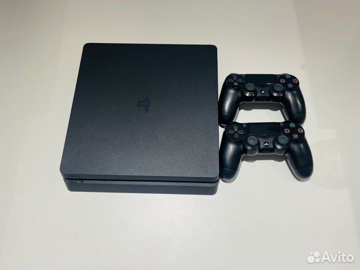 Sony PlayStation 4 Slim 2 геймпада + 400 игр