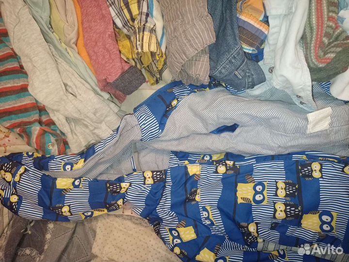 Вещи на мальчика 6мес-1,5 года пакетом