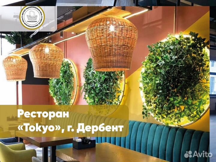 Плетеный абажур