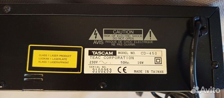 CD проигрыватель Tascam CD-450