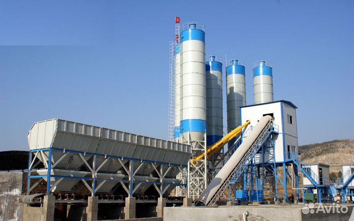 Бетонный завод HZS-100