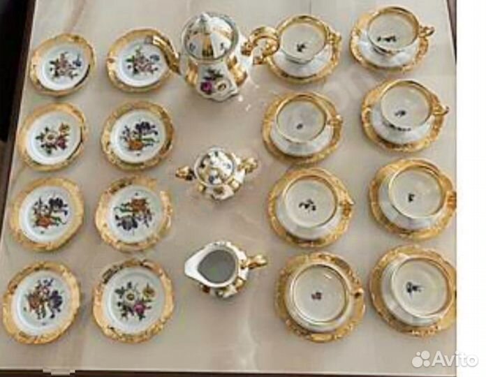 Чайный сервиз старинный