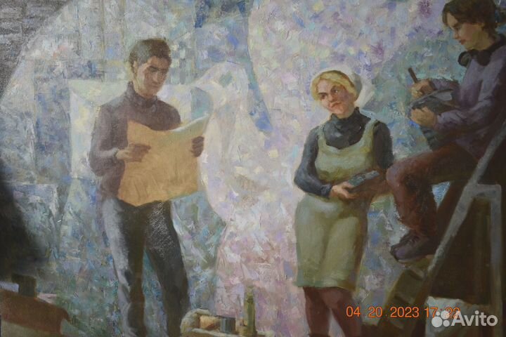 Картина на холсте, маслом 