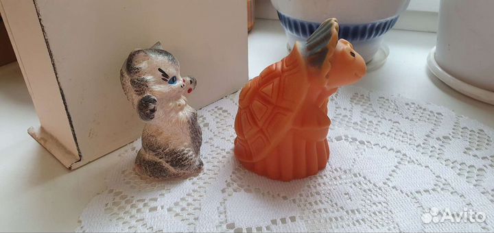 Игрушки пакетом из пластмассы СССР