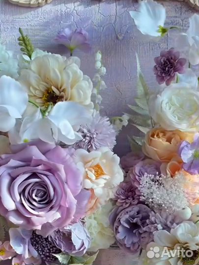 Картина из цветов