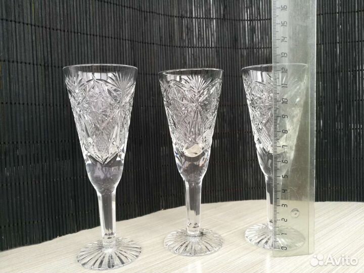 Хрусталь - Фужеры, бокалы, рюмки СССР