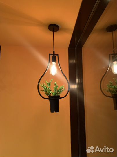 Подвесной светильник в стиле лофт