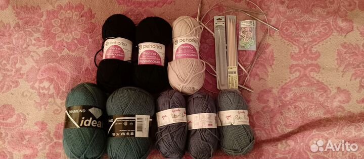 Пряжа для вязания шерсть